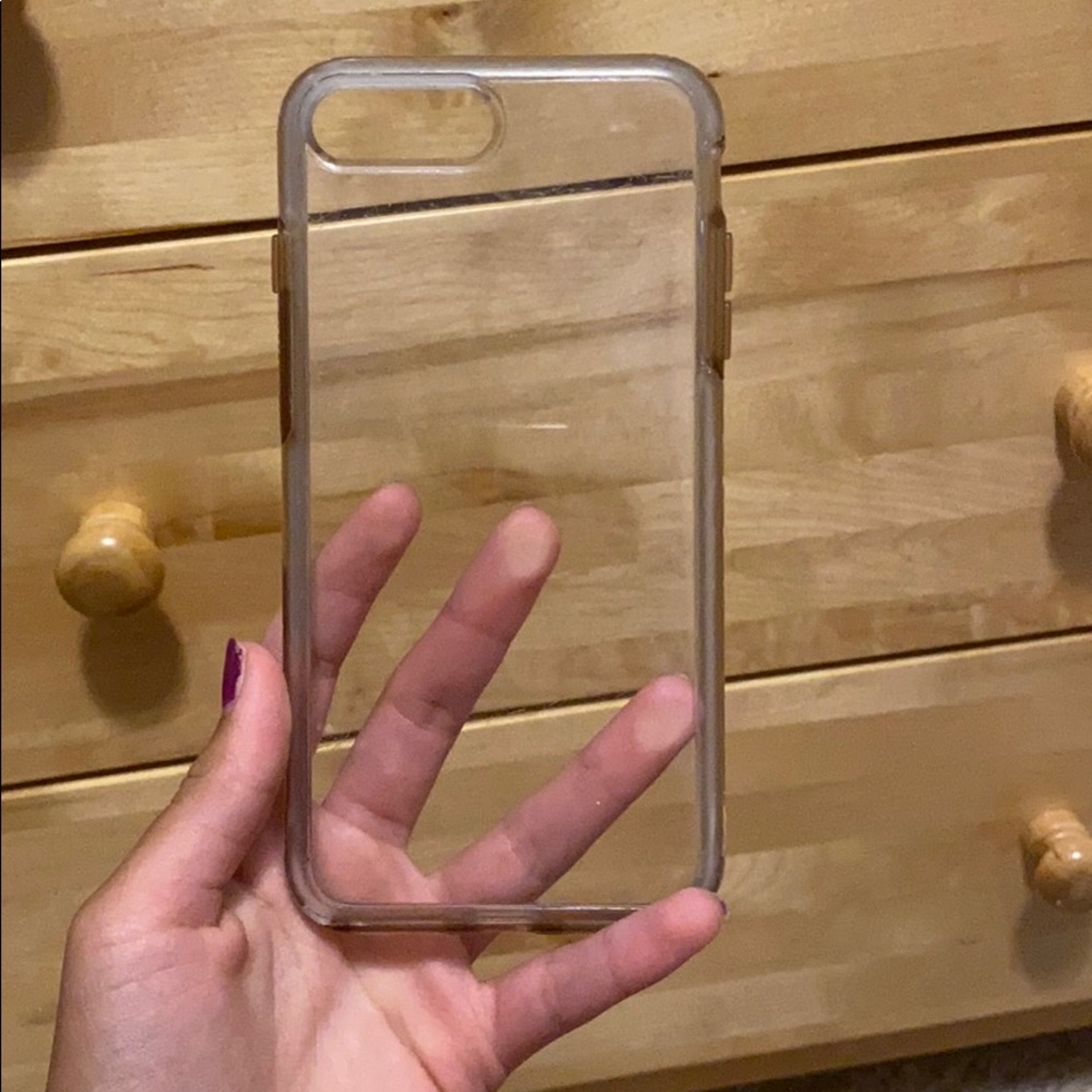clear iPhone case for 6+, 7+, or 8+